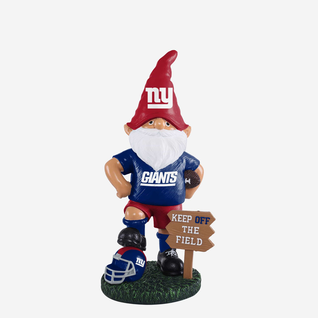 New York Giants Keep Off The Field Gnome FOCO - FOCO.com