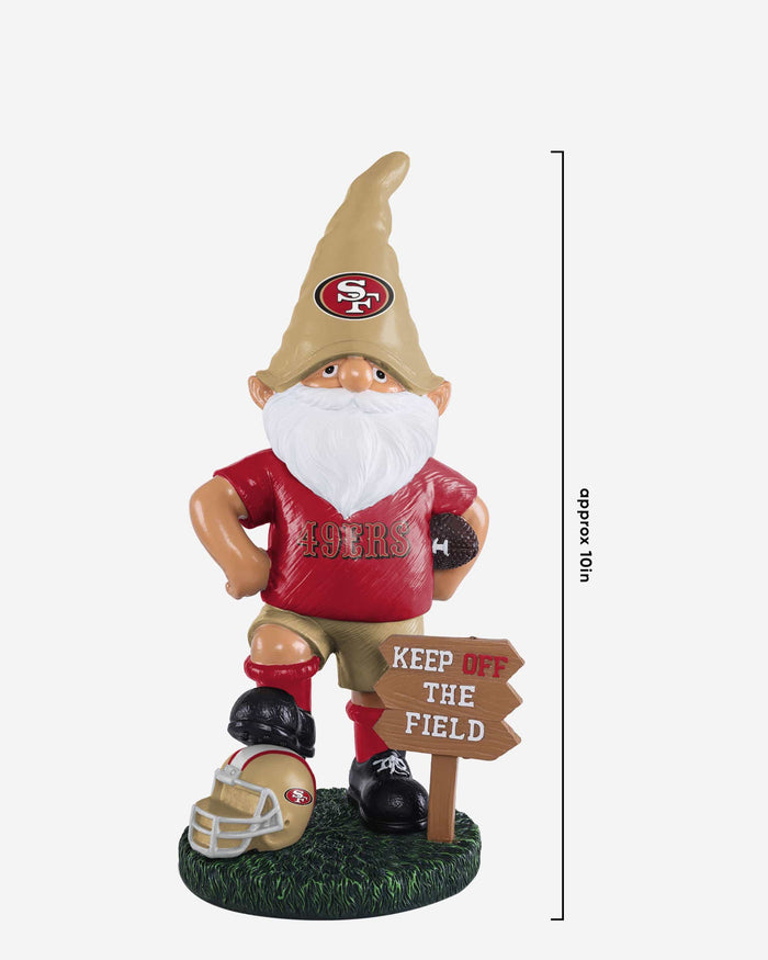 San Francisco 49ers Keep Off The Field Gnome FOCO - FOCO.com