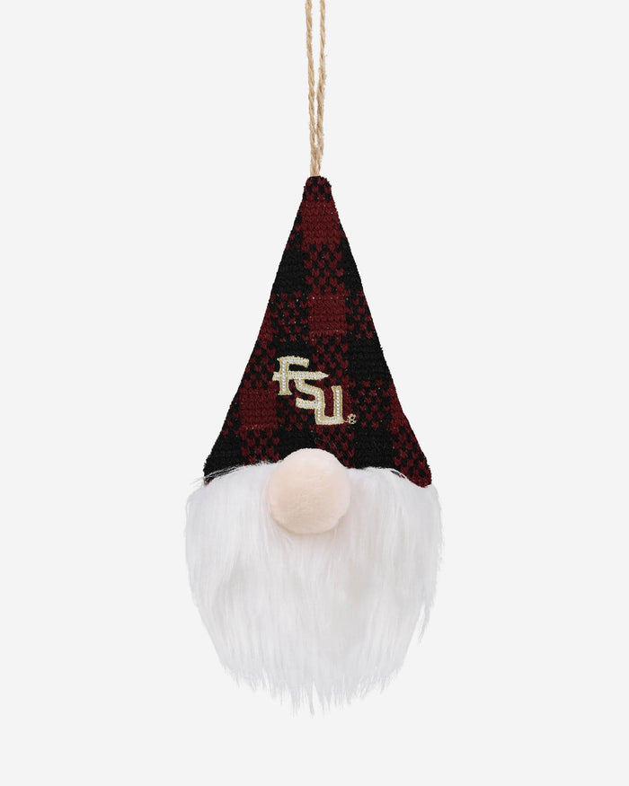 Florida State Seminoles Plaid Hat Plush Gnome Ornament FOCO - FOCO.com