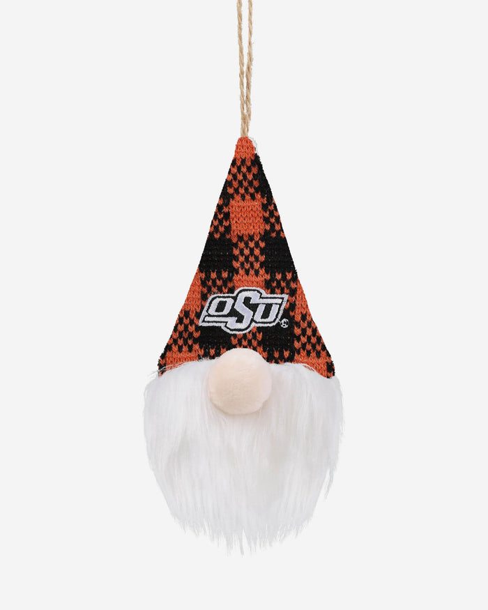 Oklahoma State Cowboys Plaid Hat Plush Gnome Ornament FOCO - FOCO.com