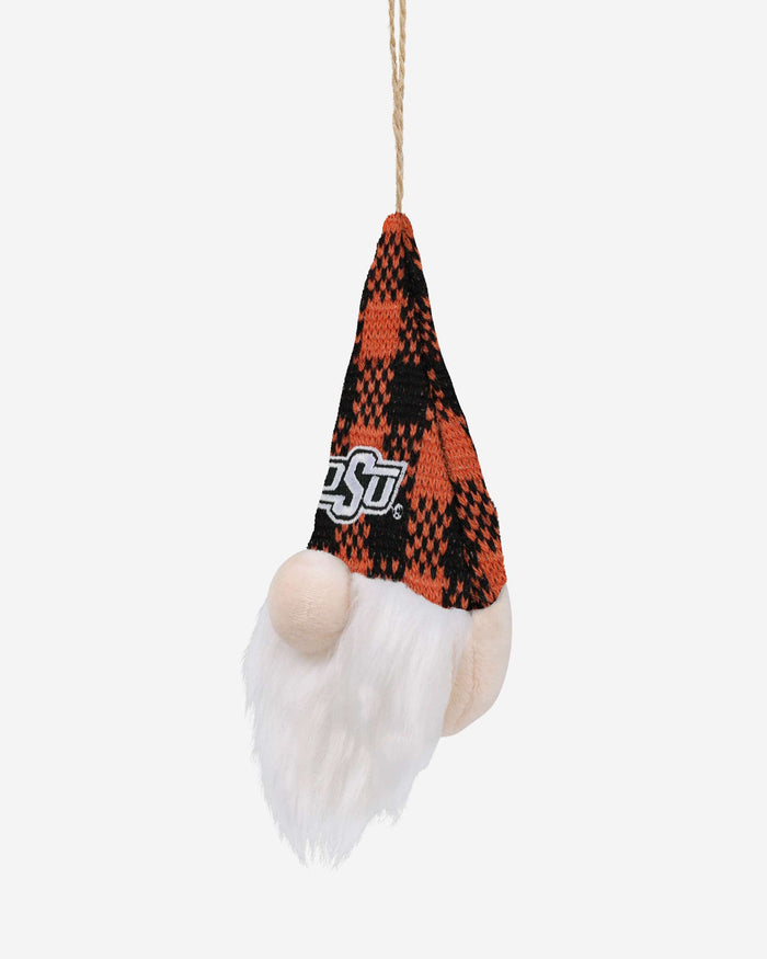 Oklahoma State Cowboys Plaid Hat Plush Gnome Ornament FOCO - FOCO.com