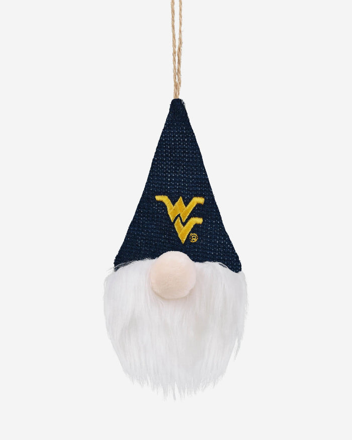 West Virginia Mountaineers Plaid Hat Plush Gnome Ornament FOCO - FOCO.com