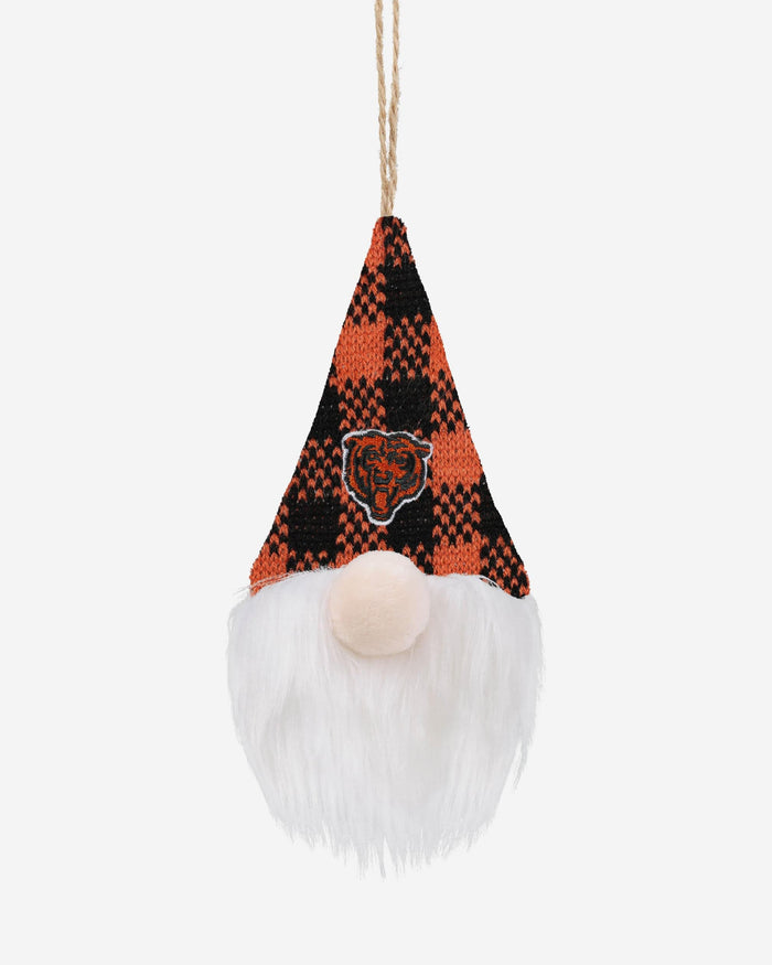 Chicago Bears Plaid Hat Plush Gnome Ornament FOCO - FOCO.com