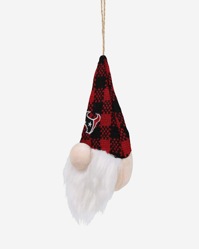 Houston Texans Plaid Hat Plush Gnome Ornament FOCO - FOCO.com