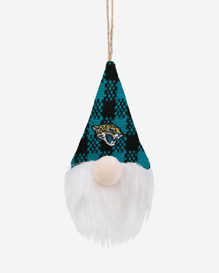 Jacksonville Jaguars Plaid Hat Plush Gnome Ornament FOCO - FOCO.com