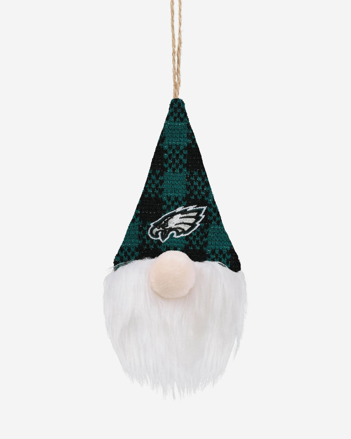 Philadelphia Eagles Plaid Hat Plush Gnome Ornament FOCO - FOCO.com