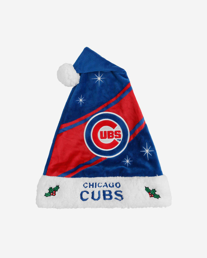 Chicago Cubs High End Santa Hat FOCO - FOCO.com