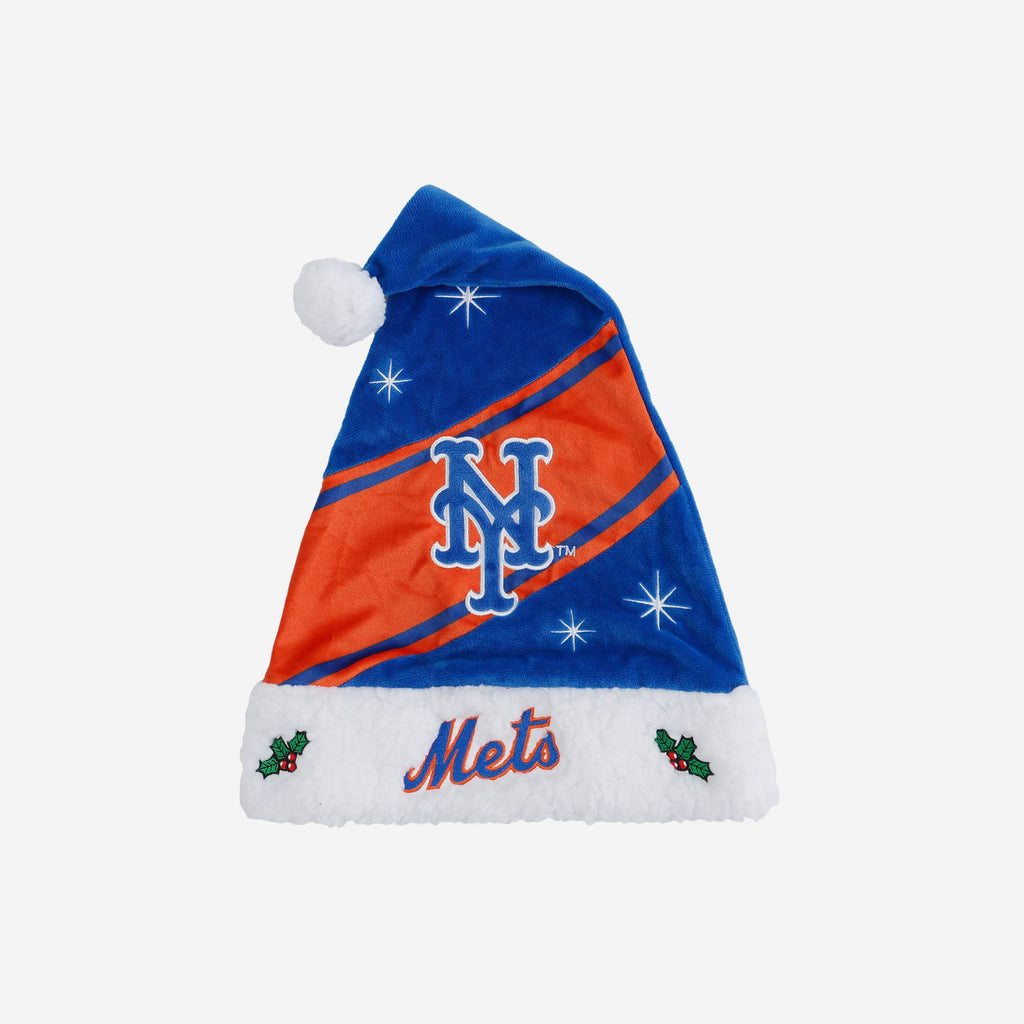 New York Mets High End Santa Hat FOCO - FOCO.com