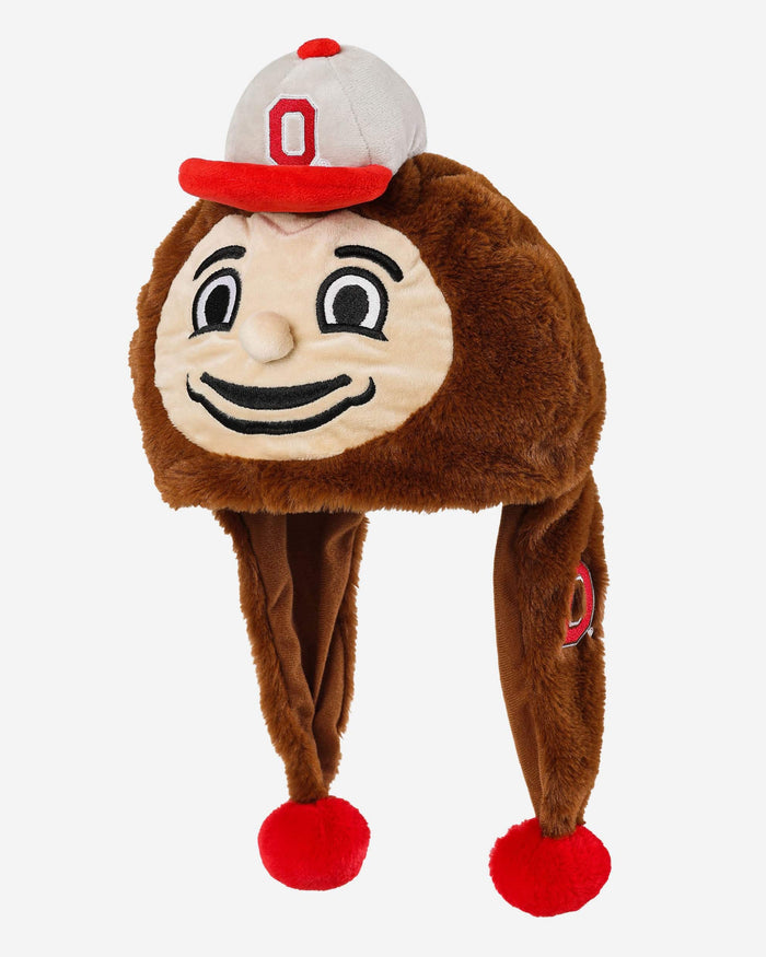 Brutus Buckeye Ohio State Buckeyes Mascot Plush Hat FOCO - FOCO.com