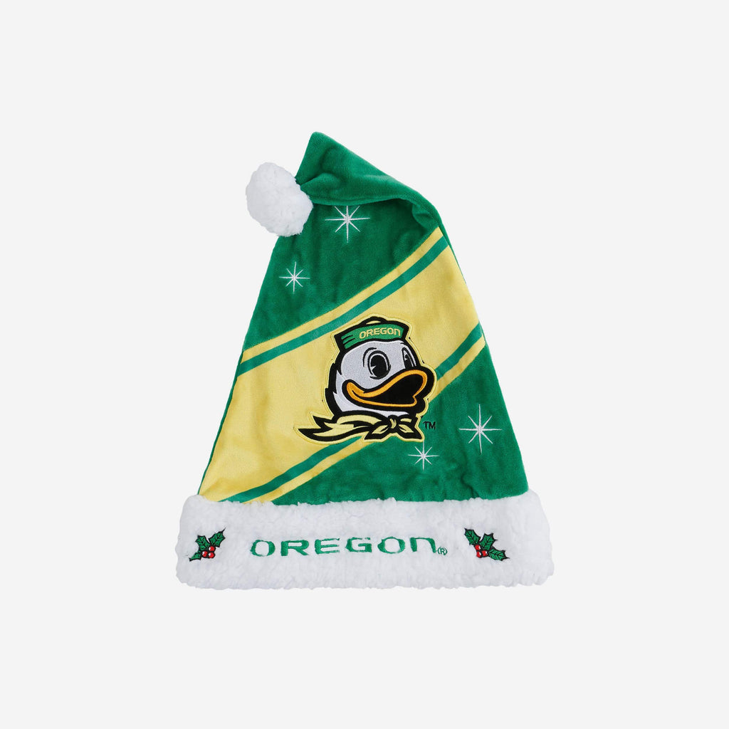 Oregon Ducks High End Santa Hat FOCO - FOCO.com