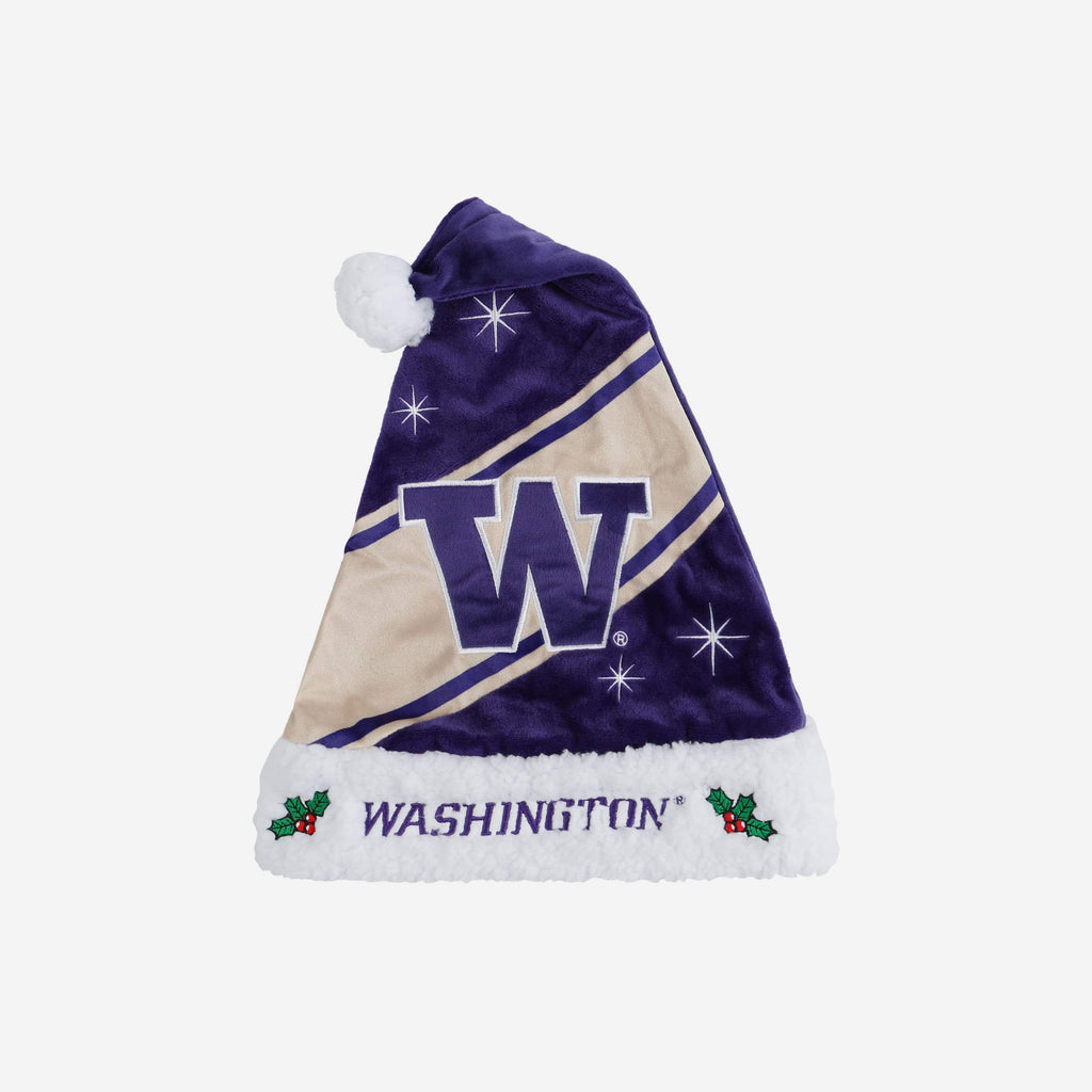 Washington Huskies High End Santa Hat FOCO - FOCO.com