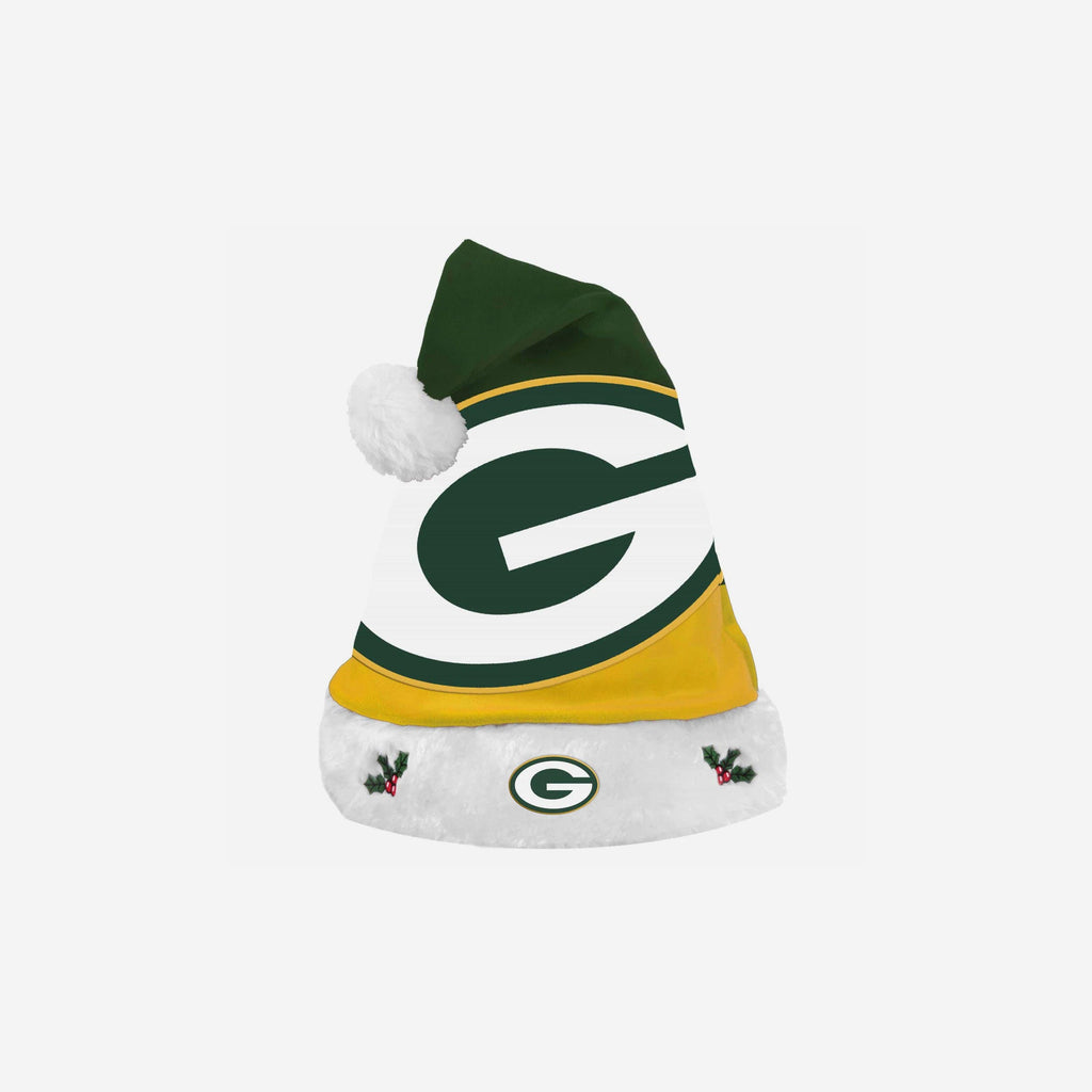 Green Bay Packers Season Spirit Basic Santa Hat FOCO - FOCO.com