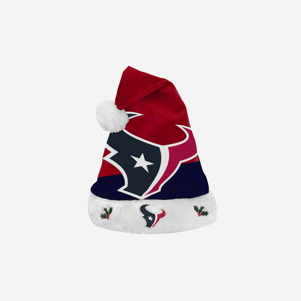 Houston Texans Season Spirit Basic Santa Hat FOCO - FOCO.com