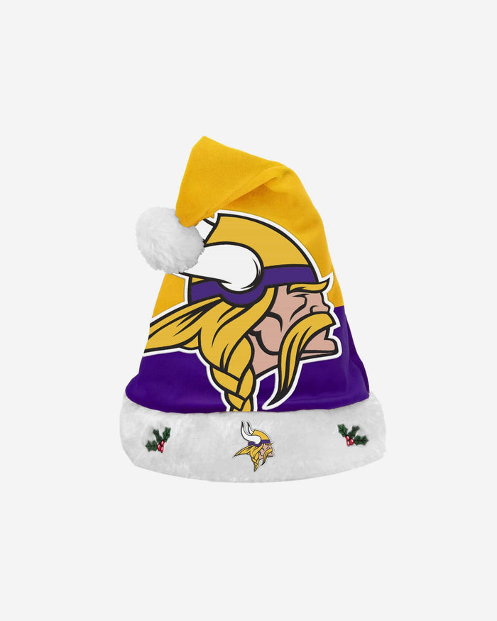 Minnesota Vikings Season Spirit Basic Santa Hat FOCO - FOCO.com