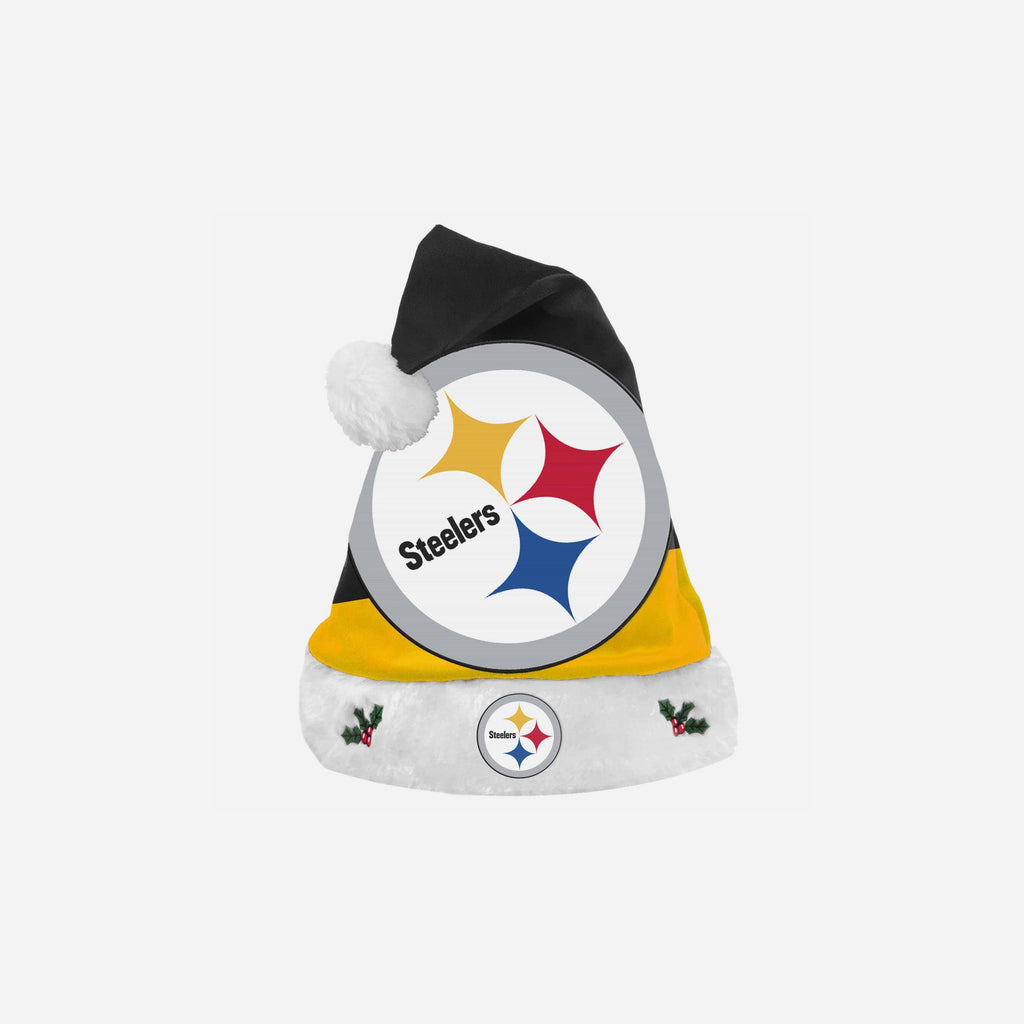 Pittsburgh Steelers Season Spirit Basic Santa Hat FOCO - FOCO.com