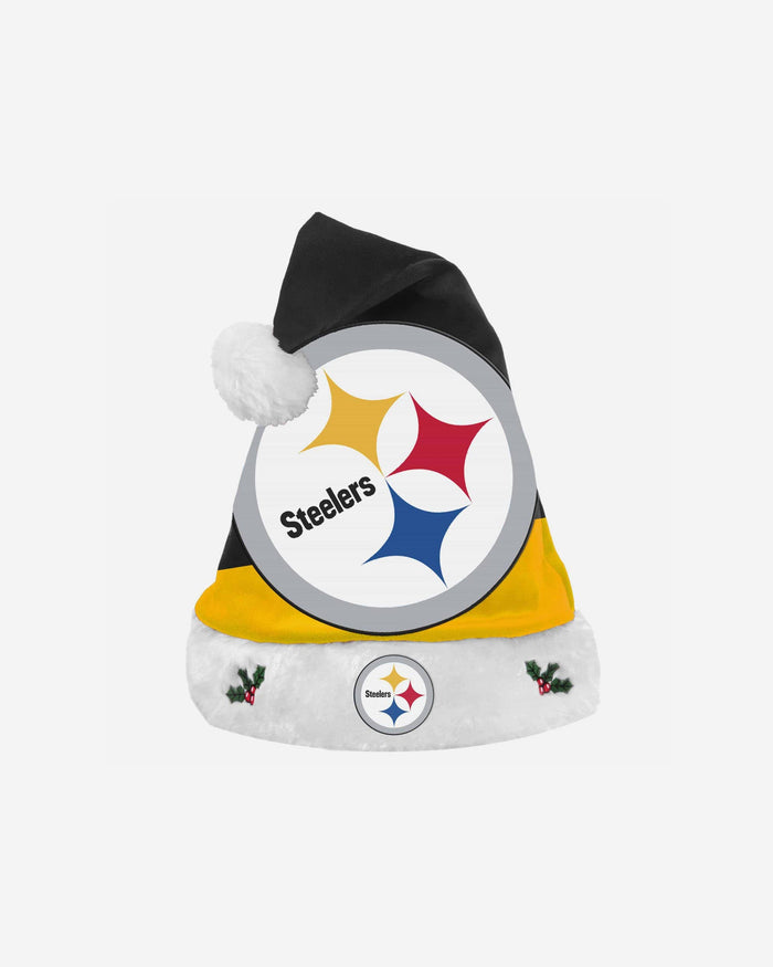 Pittsburgh Steelers Season Spirit Basic Santa Hat FOCO - FOCO.com