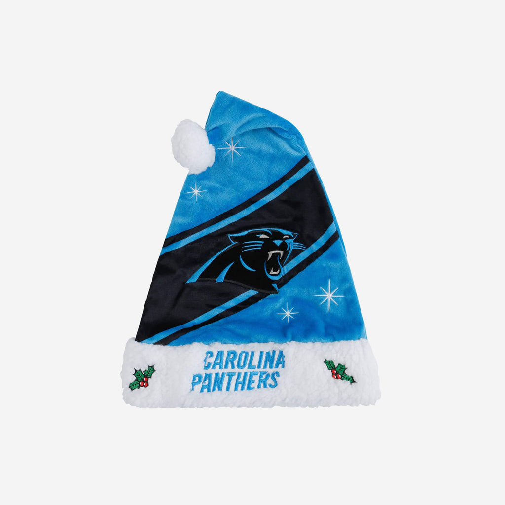 Carolina Panthers High End Santa Hat FOCO - FOCO.com