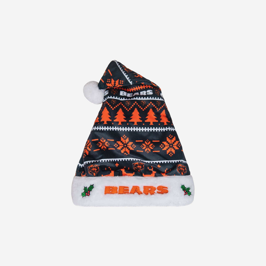 Chicago Bears Family Holiday Santa Hat FOCO - FOCO.com