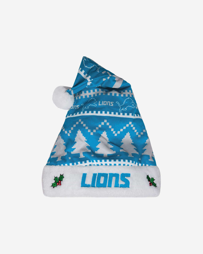 Detroit Lions Family Holiday Santa Hat FOCO - FOCO.com