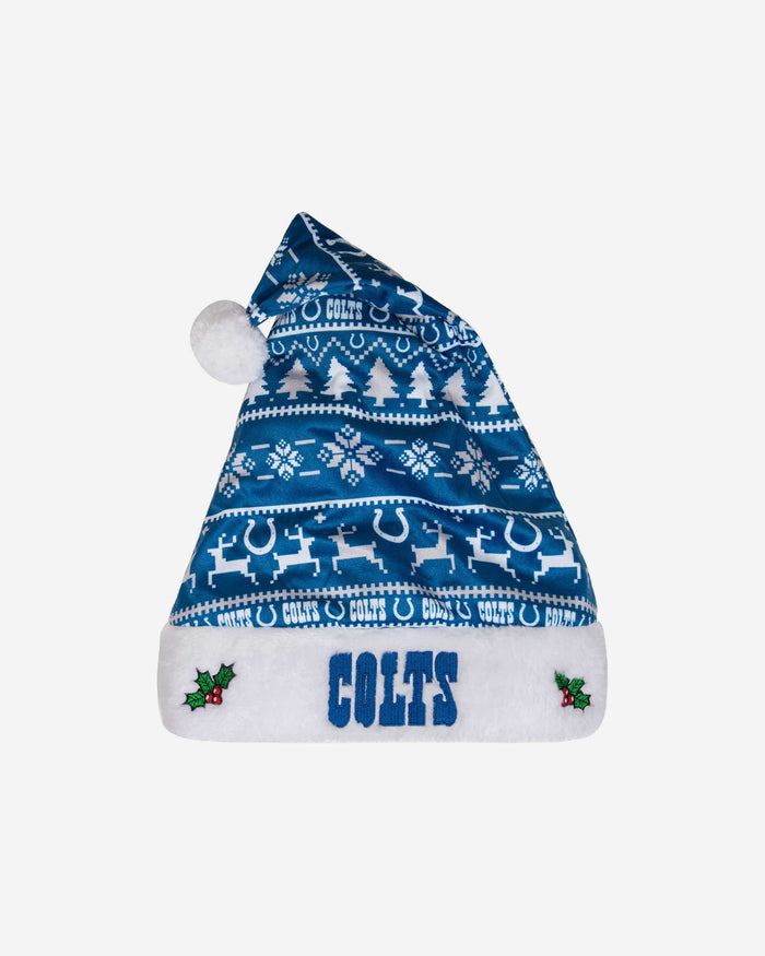 Indianapolis Colts Family Holiday Santa Hat FOCO - FOCO.com