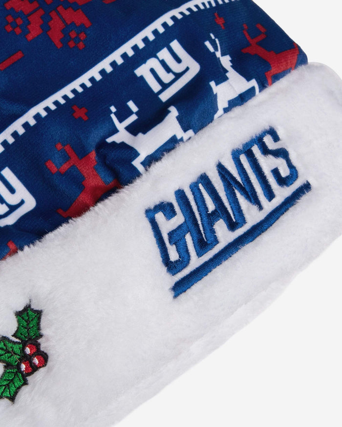 New York Giants Family Holiday Santa Hat FOCO - FOCO.com