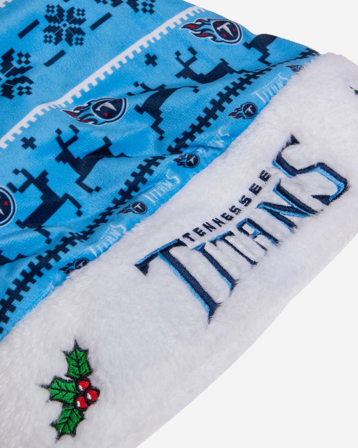 Tennessee Titans Family Holiday Santa Hat FOCO - FOCO.com