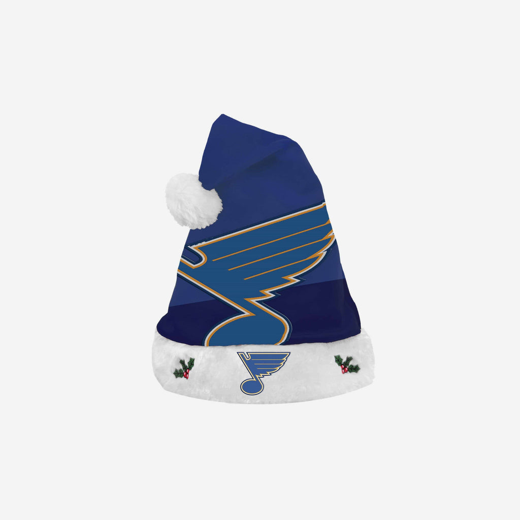 St Louis Blues Season Spirit Basic Santa Hat FOCO - FOCO.com