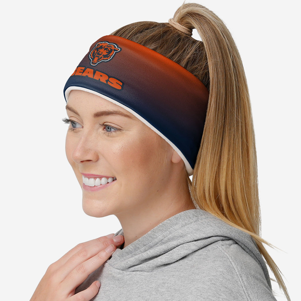 Chicago Bears Womens Gradient Printed Headband FOCO - FOCO.com