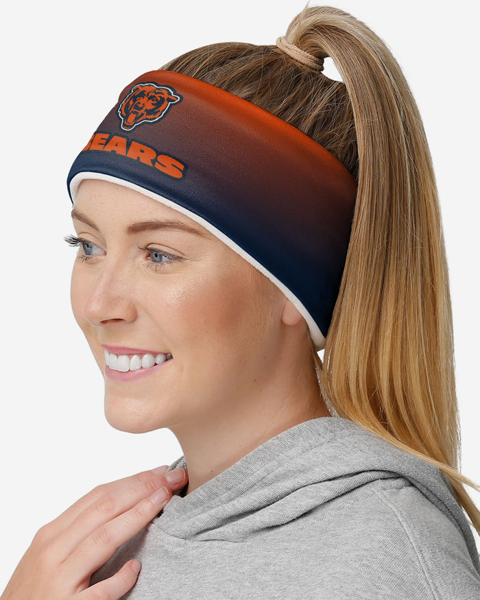 Chicago Bears Womens Gradient Printed Headband FOCO - FOCO.com