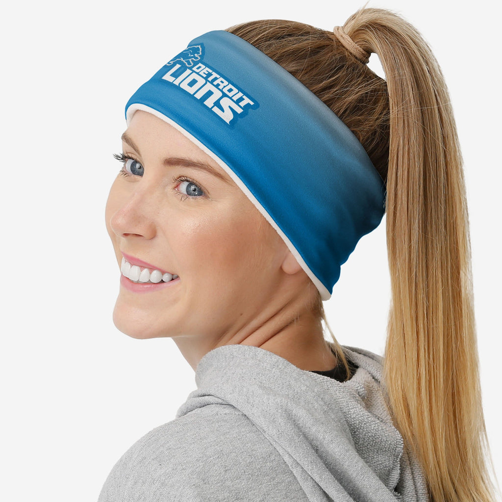 Detroit Lions Womens Gradient Printed Headband FOCO - FOCO.com