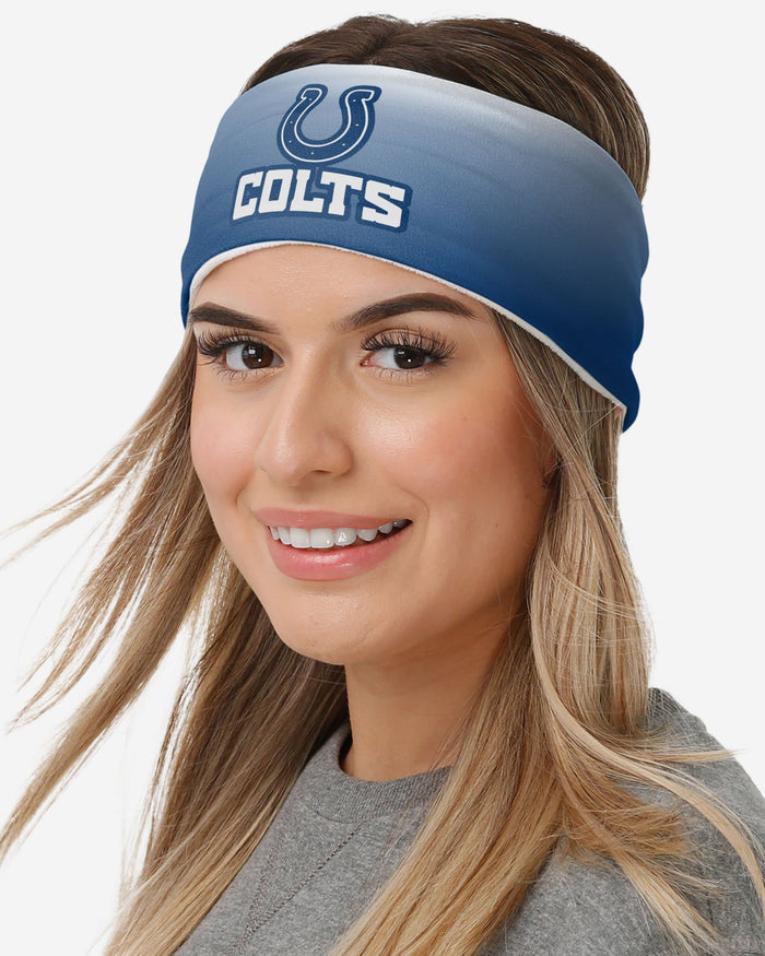 Indianapolis Colts Womens Gradient Printed Headband FOCO - FOCO.com