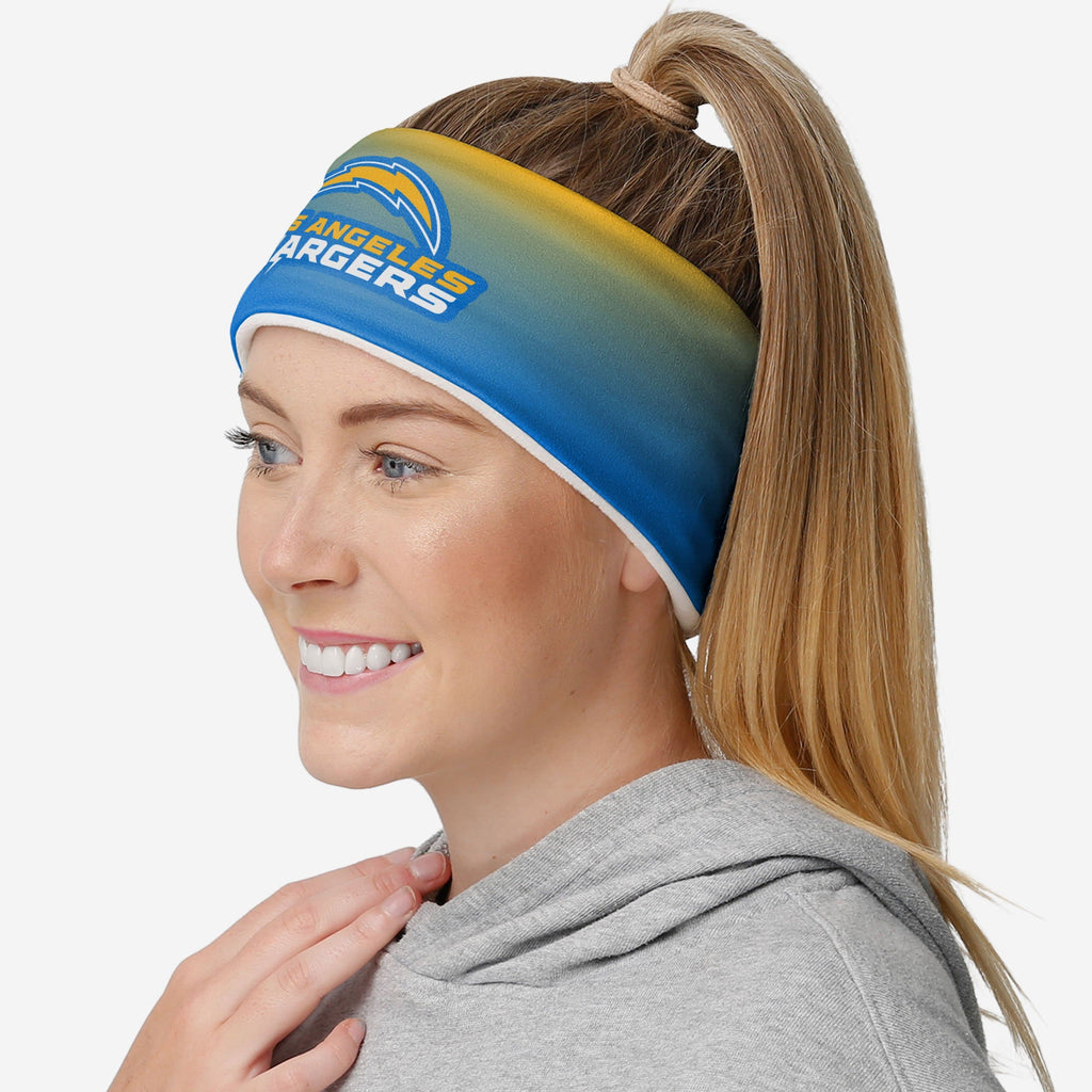 Los Angeles Chargers Womens Gradient Printed Headband FOCO - FOCO.com