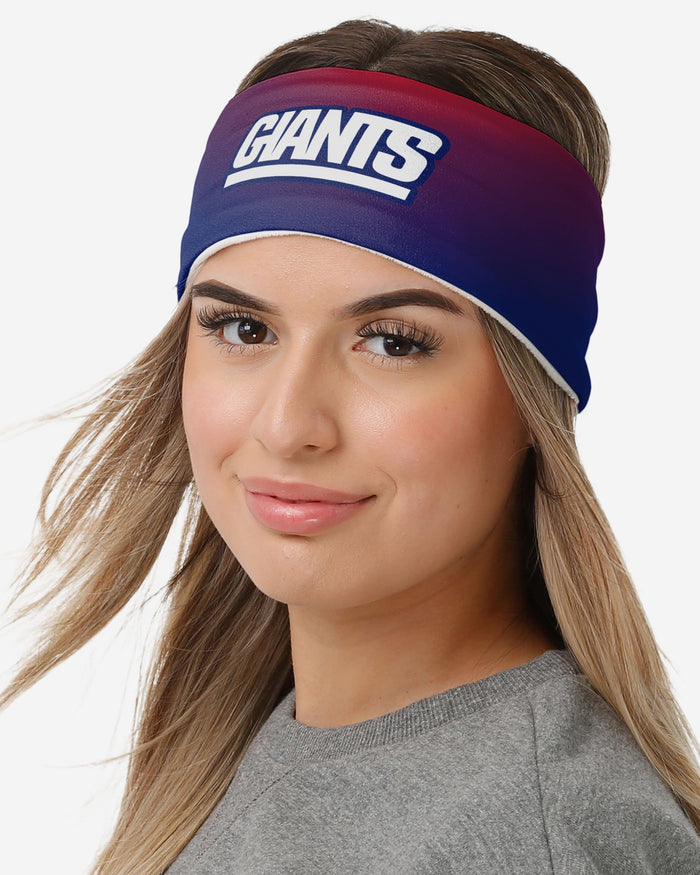 New York Giants Womens Gradient Printed Headband FOCO - FOCO.com