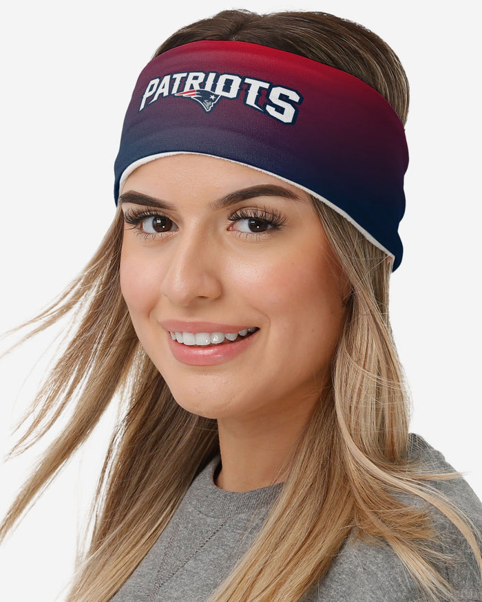 New England Patriots Womens Gradient Printed Headband FOCO - FOCO.com