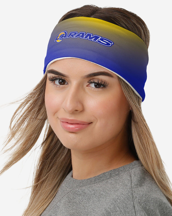 Los Angeles Rams Womens Gradient Printed Headband FOCO - FOCO.com