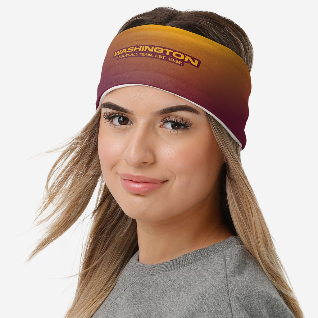 Washington Commanders Womens Gradient Printed Headband FOCO - FOCO.com