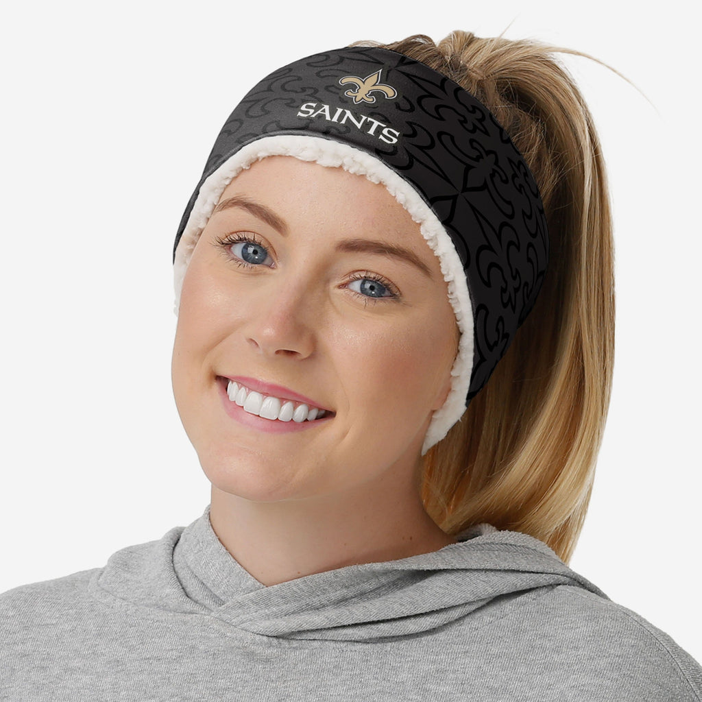 New Orleans Saints Womens Head Start Headband FOCO - FOCO.com