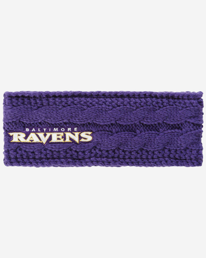 Baltimore Ravens Womens Knit Fit Headband FOCO - FOCO.com
