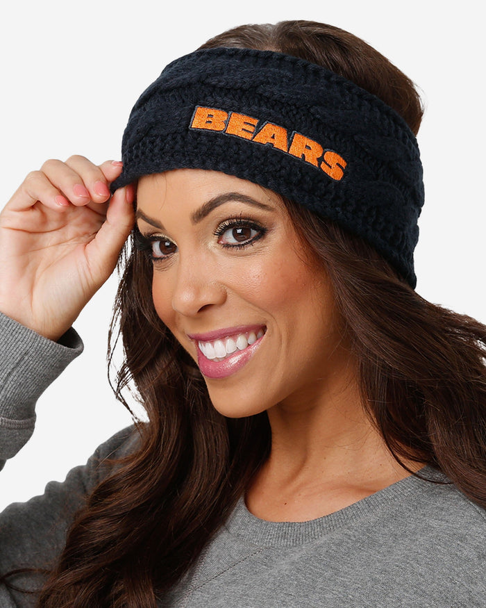 Chicago Bears Womens Knit Fit Headband FOCO - FOCO.com
