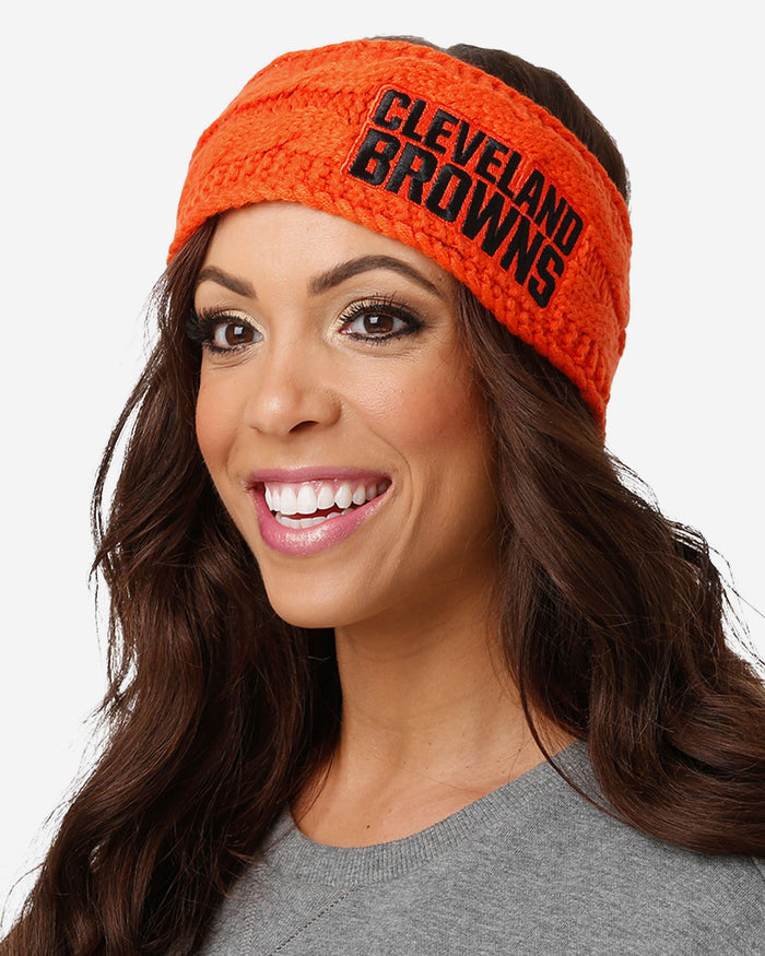 Cleveland Browns Womens Knit Fit Headband FOCO - FOCO.com