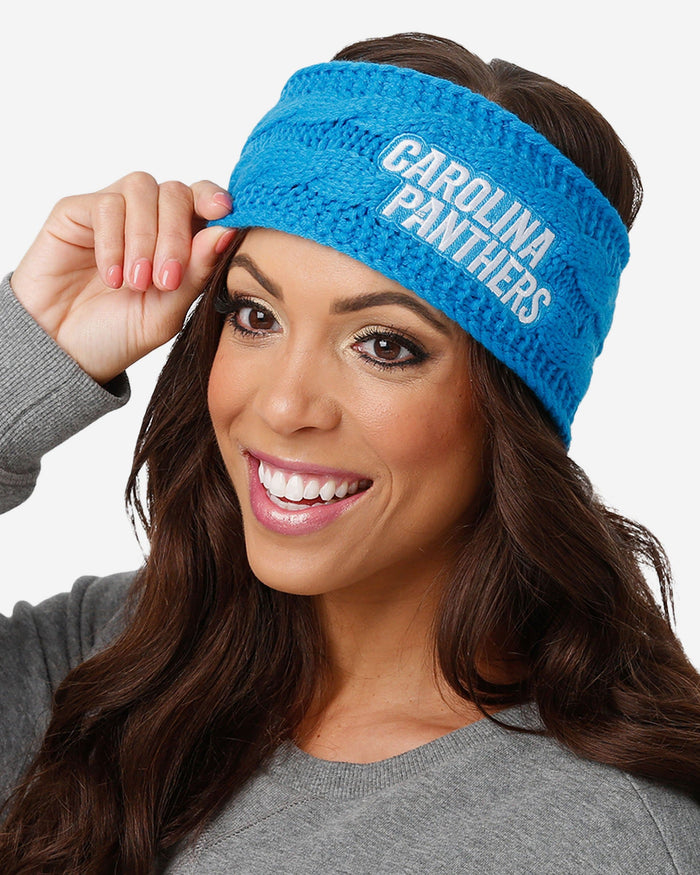Carolina Panthers Womens Knit Fit Headband FOCO - FOCO.com