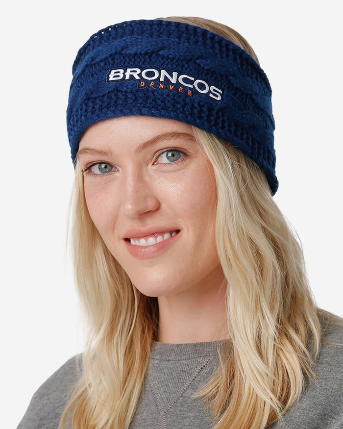 Denver Broncos Womens Knit Fit Headband FOCO - FOCO.com