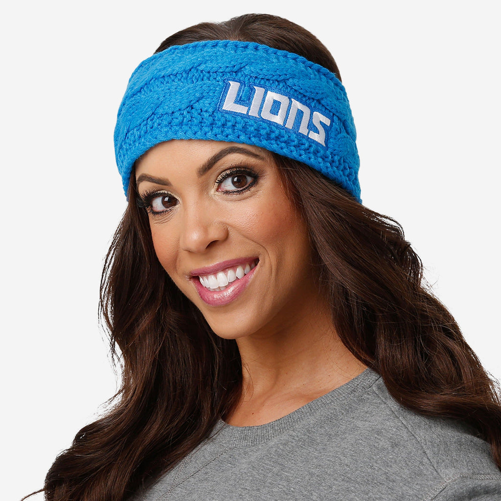 Detroit Lions Womens Knit Fit Headband FOCO - FOCO.com