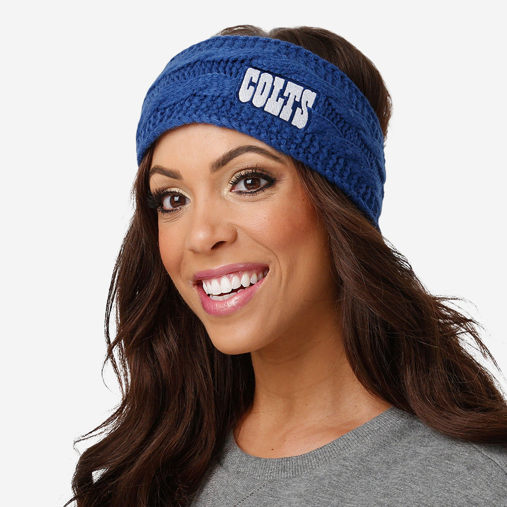 Indianapolis Colts Womens Knit Fit Headband FOCO - FOCO.com