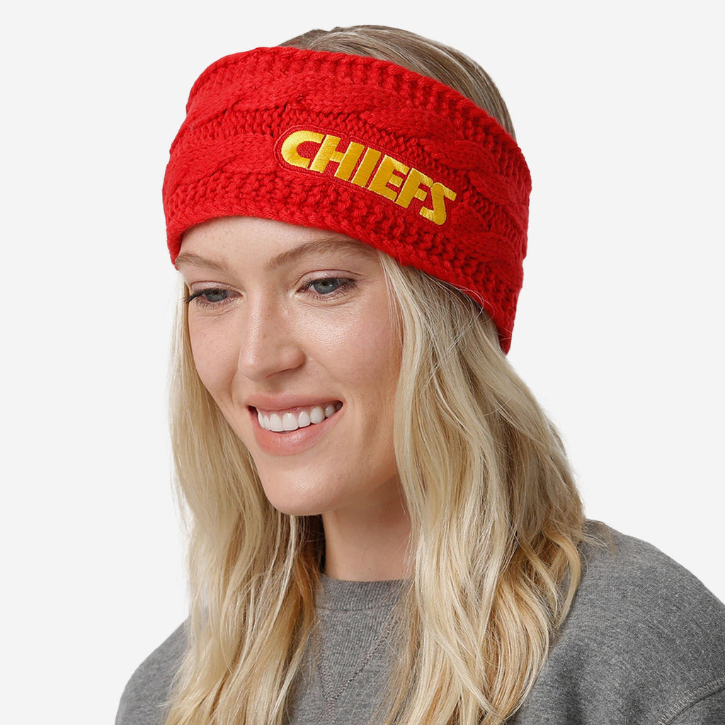 Kansas City Chiefs Womens Knit Fit Headband FOCO - FOCO.com