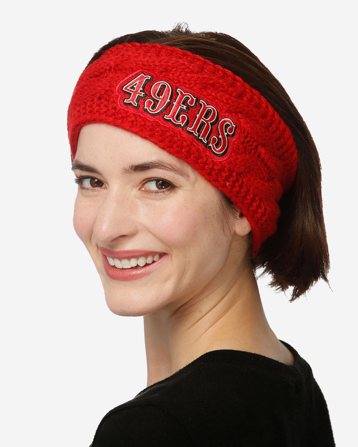 San Francisco 49ers Womens Knit Fit Headband FOCO - FOCO.com