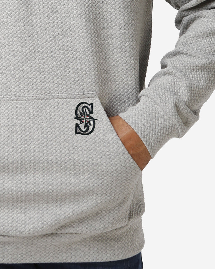 Seattle Mariners Gray Woven Hoodie FOCO - FOCO.com