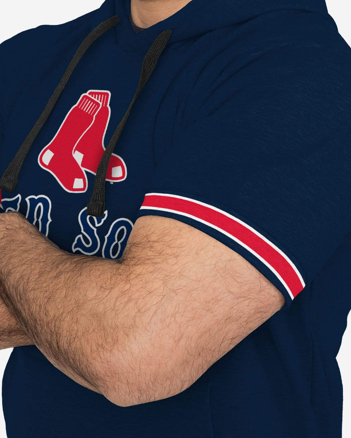 Boston Red Sox Short Sleeve Hoodie FOCO - FOCO.com