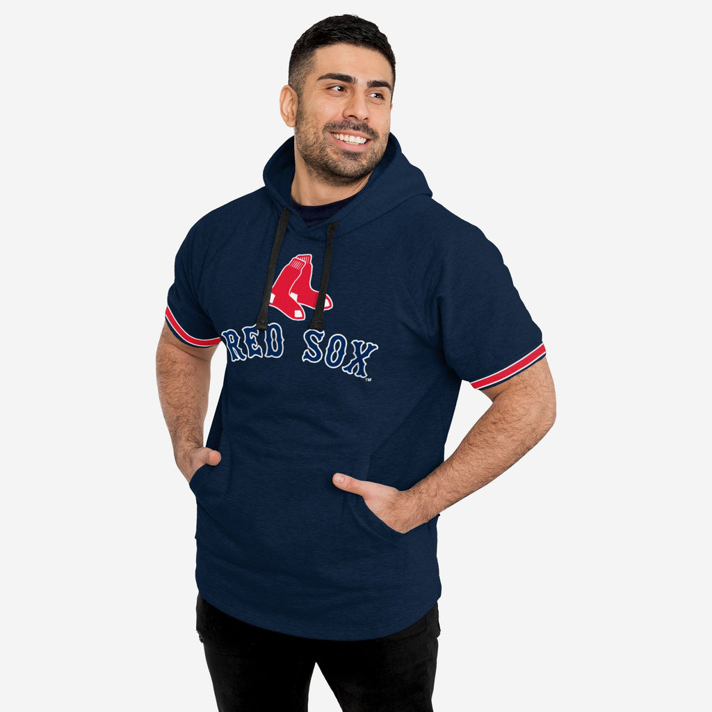 Boston Red Sox Short Sleeve Hoodie FOCO S - FOCO.com