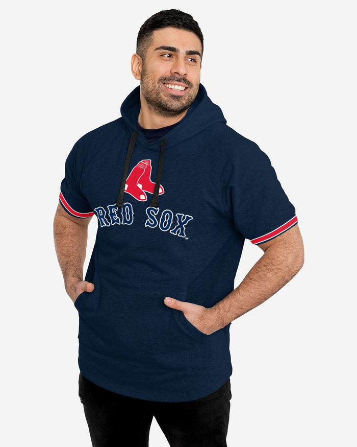 Boston Red Sox Short Sleeve Hoodie FOCO S - FOCO.com